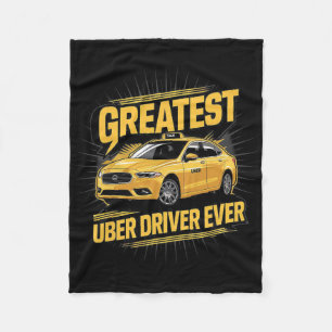 Beste Uber-chauffeur ooit Uber-chauffeur Grappig 1 Fleece Deken