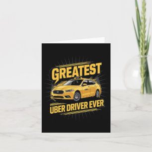 Beste Uber-chauffeur ooit Uber-chauffeur grappig 1 Kaart