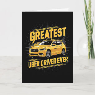 Beste Uber-chauffeur ooit Uber-chauffeur grappig 1 Kaart