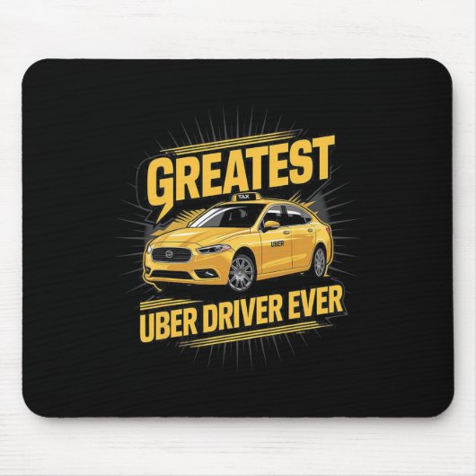 Beste Uber-chauffeur ooit Uber-chauffeur Grappig 1 Muismat (Voorkant)