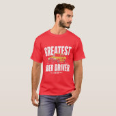 Beste Uber-chauffeur ooit Uber-chauffeur Grappige  T-shirt (Voorkant volledig)