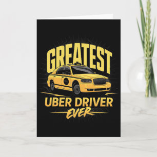 Beste Uber-chauffeur ooit Vaderdag Kaart