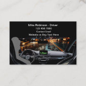 Beste Uber Driver Ride Hailing Visitekaartjes (Voorkant)