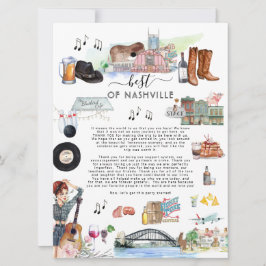 Beste uit Nashville | Trouw Welkomstbrief Kaart