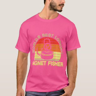 Beste uitziende magneet Fisher Treasure Hunt Metal T-shirt