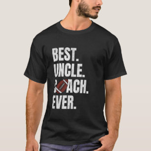 Beste Uncle Coach Ooit, Grappig Football T-shirt v