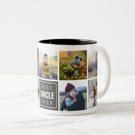 Beste UNCLE ooit aangepaste foto Mok (Voorkant rechts)