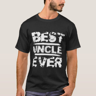 Beste UNCLE ooit grunge Style White en Black A91 T-shirt