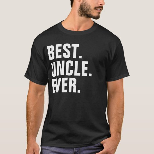 BESTE UNCLE OOIT T-SHIRT (Voorkant)