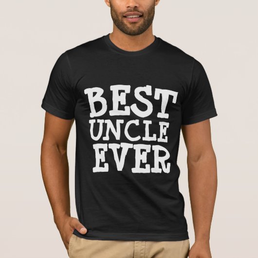 BESTE UNCLE OOIT T-shirts (Voorkant)