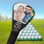 Beste UNCLE op Par Custom Photo Vaderdag Golfheadcover