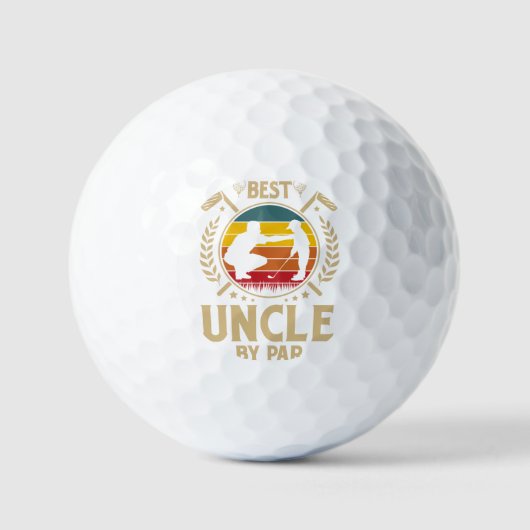 Beste UNCLE op Par  Golfballen (Voorkant)