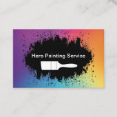 Beste Unieke Huis Schilderij Visitekaartje (Voorkant)