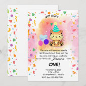 Beste unieke wilde uitnodiging (Voorkant / Achterkant)