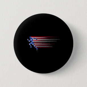 Beste Usa Amerikaanse Vlag Atletiek Geschenk Team Ronde Button 5,7 Cm