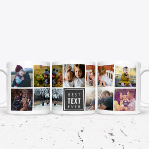 Beste "Uw Tekst Hier" Ooit Aangepaste Foto Grote Koffiekop