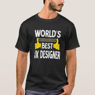 Beste UX-ontwerper ter wereld functietitel beroep  T-shirt