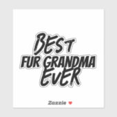 'Beste vachtoma ooit' Grappig speels cadeau Sticker (Vel)
