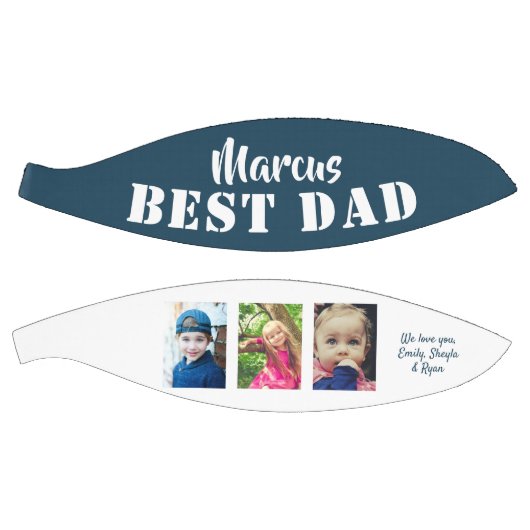 Beste vader 3 Foto Collage Vader Dag Basketbal (Panelen)