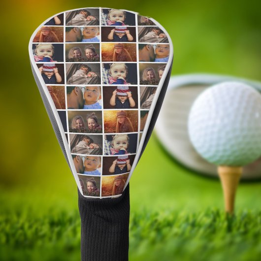 Beste vader 6 Foto Collage Family Photo Patroon Golfheadcover