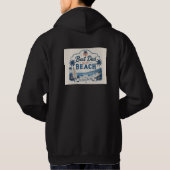 Beste vader aan het strand Vaderdag Hoodie (Achterkant)