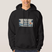 Beste vader aan het strand Vaderdag Hoodie (Voorkant)