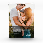 Beste vader aangepaste foto bericht aandenken (Voorkant)