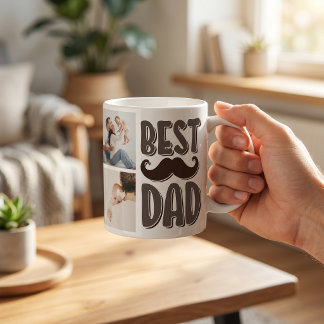 Beste Vader Aangepaste Foto Vaderdag Cadeau Voor V Koffiemok