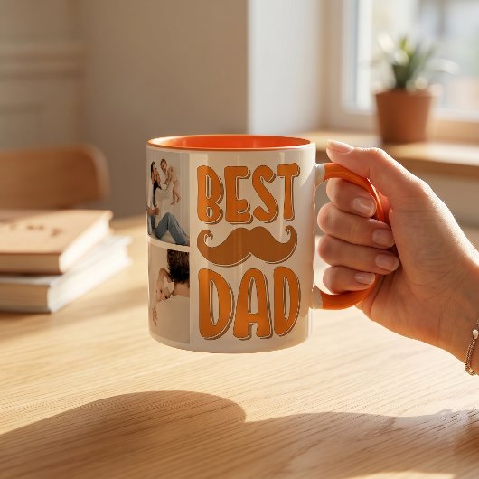 Beste Vader Aangepaste Foto Vaderdag Cadeau Voor V Mok