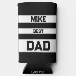 Beste vader aangepaste minimalistische vader dag c seltzer blikjeskoeler