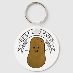 Beste Vader Aardappel Sleutelhanger