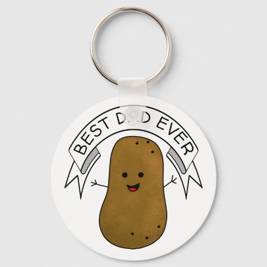 Beste Vader Aardappel Sleutelhanger (Voorkant)
