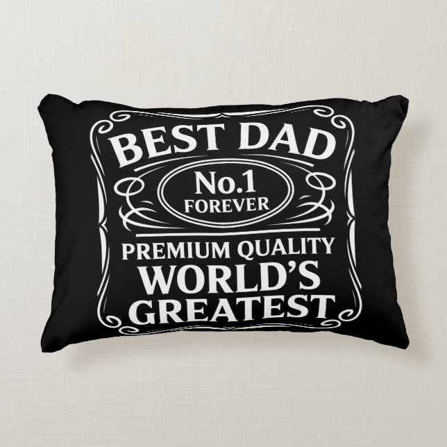 Beste vader accent kussen (Voorkant)