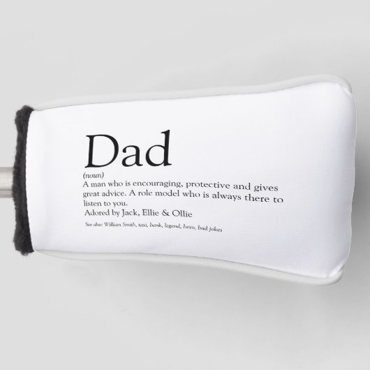 Beste Vader Aller Tijden, Vader Definitie Golfheadcover (Voorkant)