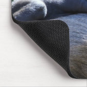 Beste vader, baby aap die pap omhelst muismat (Hoek)