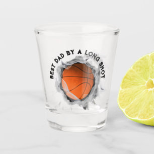 Beste Vader Basketball Shot Glas