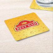 Beste vader Beer Mat Kartonnen Onderzetters (Schuin)