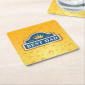 Beste vader Beer Mat Kartonnen Onderzetters (Schuin)