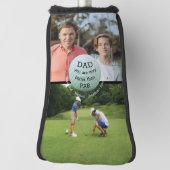 Beste vader beter dan Par Photo Collage Putter Golfheadcover (Draai 90)