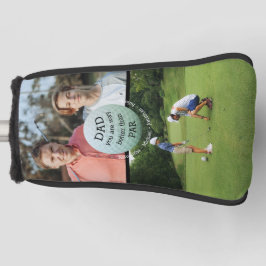 Beste vader beter dan Par Photo Collage Putter Golfheadcover
