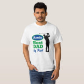Beste vader bij Par! Vaderdag T-shirt (Voorkant volledig)