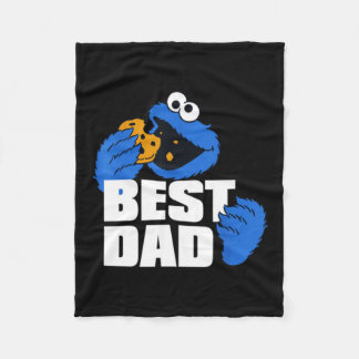 Beste Vader Blauwe Monster Grappige Koekjesliefheb Fleece Deken