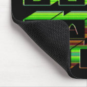 Beste vader blokkeert tekst groen en bruin muismat (Hoek)