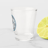 Beste vader  Botten Logo Vaderdag Shot Glas (Rechts)