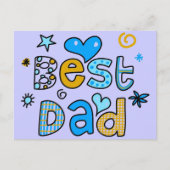 Beste vader briefkaart (Voorkant)