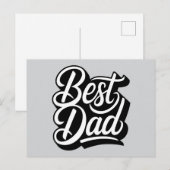 Beste vader briefkaart (Voorkant / Achterkant)