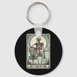 Beste Vader By Par - Disc Golf Vader Skelet  Sleutelhanger