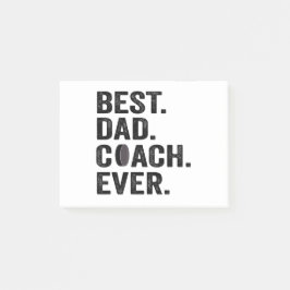 Beste vader Coach Ever Vaderdag Hockey Sport Gift Post-it® Notes