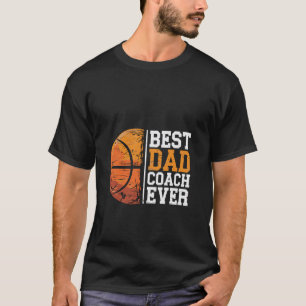 Beste Vader Coach Ooit Basketbal Sportkleding voor T-shirt