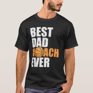 Beste vader coach ooit vader papa basketbal P T-shirt